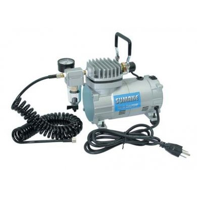 Миникомпрессор низького тиску SUMAKE MC-1100HFGM з фільтром і шлангом 1/8HP