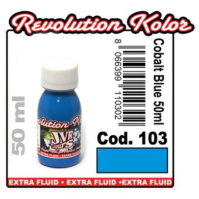 Непрозора фарба синій кобальт Revolution Kolor # 103 10 мл JVR 696103/10