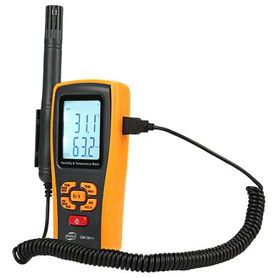 Термогигрометр, термопара Bluetooth 0-100% -10 - +50°C BENETECH GM1361X