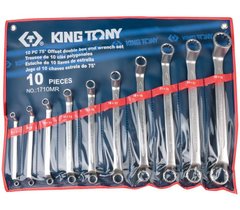 Набор ключей накидных KING TONY 1710MR (10 предметов)