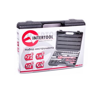 Набор инструмента Intertool ET-6072 (72 предмета)