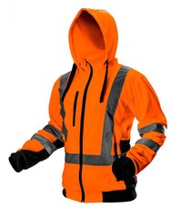 Сигнальная рабочая куртка NEO 81-746 оранжевая, L, Сигнальная спецодежда