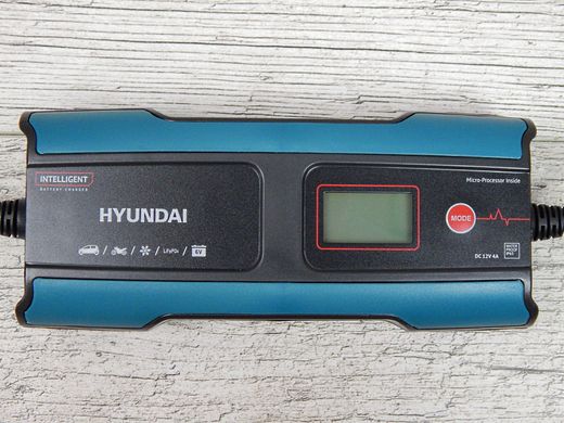Інтелектуальний зарядний пристрій 4А 120 Ач Hyundai HY 410