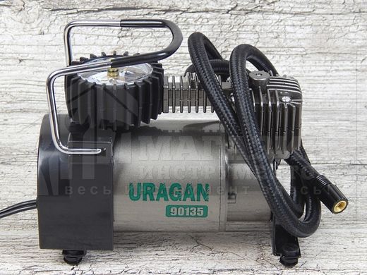 Автокомпресор з автостопом URAGAN 90135