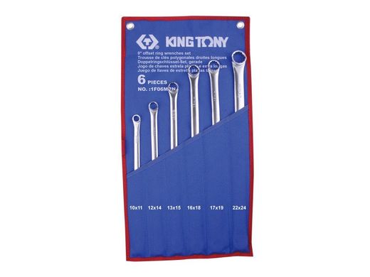 Набор ключей накидных KING TONY 1F06MRN супердлинных 10-24 мм(6 предметов)