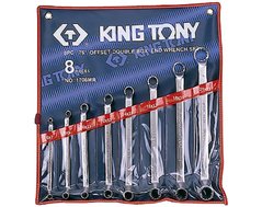 Набор ключей накидных KING TONY 1708MR 6-23мм (8 предметов)