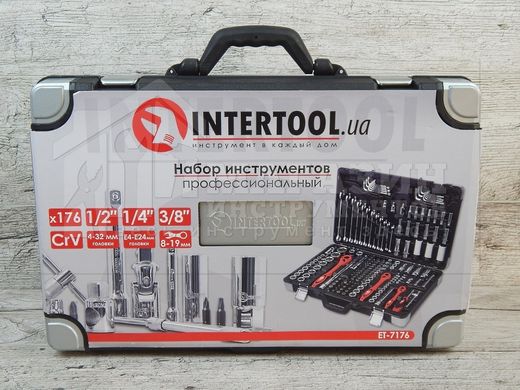 Набор инструмента Intertool ET-7176 (176 предметов)