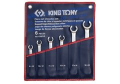 Набір ключів розрізних KING TONY 1306SR дюймових 5/16" -7/8" (6 предметів)
