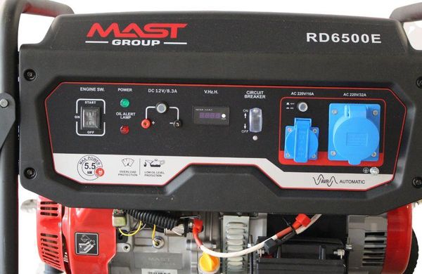 Бензиновый генератор MAST GROUP RD6500E