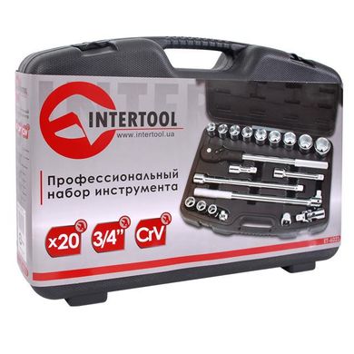 Набор инструментов Intertool ET-6023 (20 предметов)