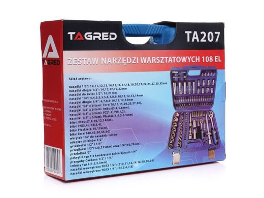 Набор инструментов Tagred TA207 (108 предметов)