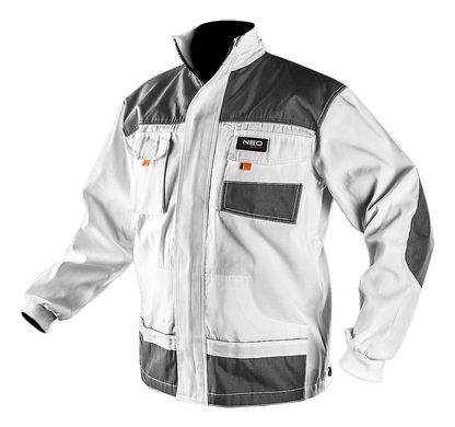 Куртка робоча NEO 81-110 біла, L/52, Куртки робочі
