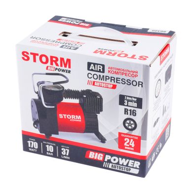 Автокомпресор STORM Big Power AUTOSTOP 20320