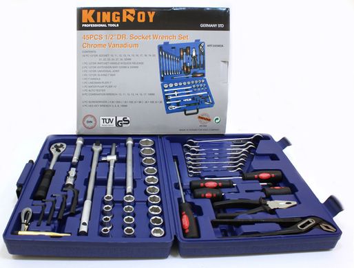 Набор инструментов King Roy 045MDA (45 предметов)