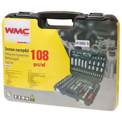 Набір інструментів WMC TOOLS 41082-5 (47693) (108 предметів)