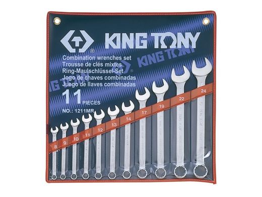Набір ключів комбінованих KING TONY 1211MR 8-24мм (11 предметів)