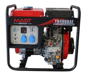 Дизельный генератор 3 кВт MAST GROUP YH4000AE