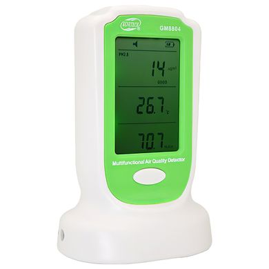 Детектор якості повітря PM2.5 PM10 HCHO 0 - + 50°C BENETECH GM8804