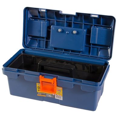 Ящик для інструменту 14"(345x170x150 мм) пластикові замки MASTERTOOL 79-2614
