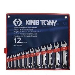 Набор ключей комбинированных укороченных KING TONY 1282MR 8-19 мм (12 предметов)