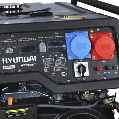 Бензиновий генератор Hyundai HHY 7020FE-T