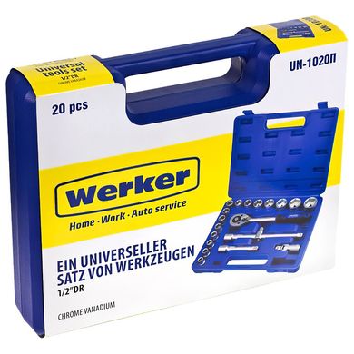 Набір інструментів 1/2 "20 предметів Werker UN-1020П