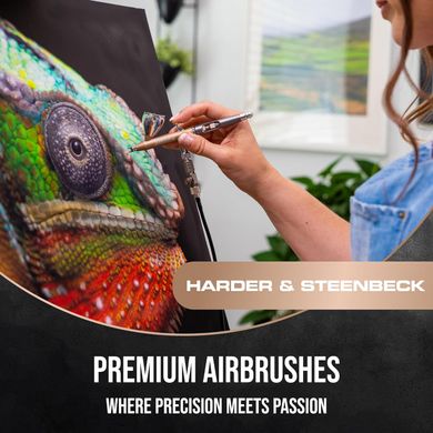 Аерограф (сопло 0.2 + 0.4mm Fine Line) Harder&Steenbeck INFINITY Chameleon 2023 Summer Two in One
