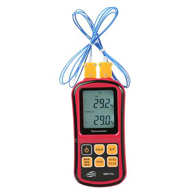Термопарний термометр -250 - + +1767°C BENETECH GM1312