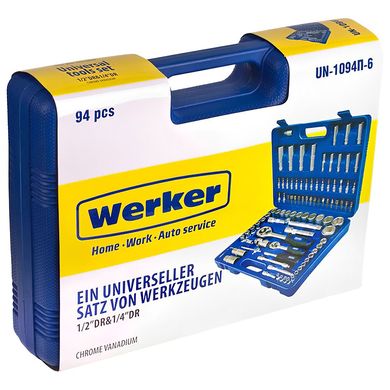 Набор инструментов Werker UN-1094П-6 (94 предмета)