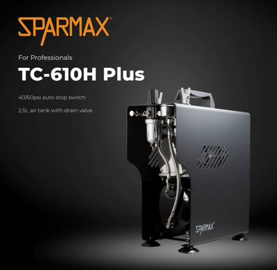 Профессиональный компрессор для аэрографа Sparmax TC-610H Plus