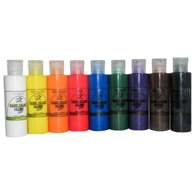 Набор красок для аэрографии Base Color Premium Edition water series 10 шт по 120 мл Airbrush Sector 1003/120
