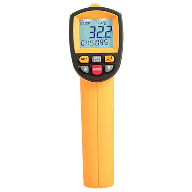 Бесконтактный инфракрасный термометр (пирометр) -30 - +1350°C 50:1 EMS=0.1-1 BENETECH GM1350