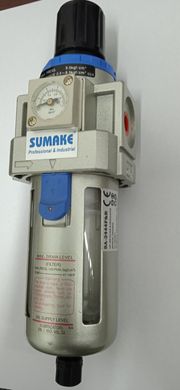 Фильтр воздушный с регулятором 1/4" 3000 л/мин Sumake SA-2444F&R