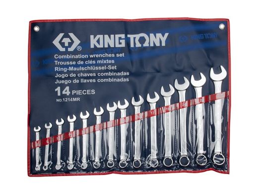 Набір ключів комбінованих KING TONY 1214MR 10-32мм (14 предметів)