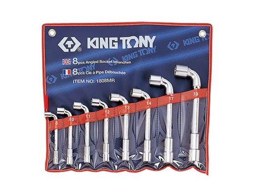 Набір ключів Г-образних KING TONY 1808MR 8-19 мм (8 предметів)