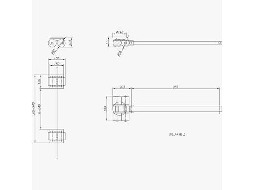 Транспортний набір Cormak WL3 + WF3