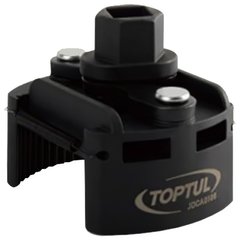 Съёмник масляного фильтра универсальный 80-115 мм 1/2" ключ 22 мм TOPTUL JDCA0112