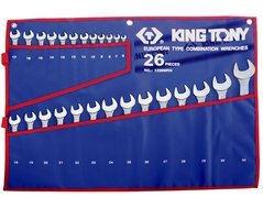 Набор ключей комбинированных KING TONY 1226MRN 6-32 мм (26 предметов)