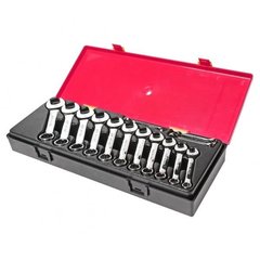 Набір ключів рожково-накидних укорочених JTC K6143 6-19 мм 14 од.